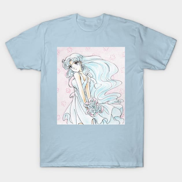 ~ Silver Haired Usagi ~ T-Shirt by eosofdawn